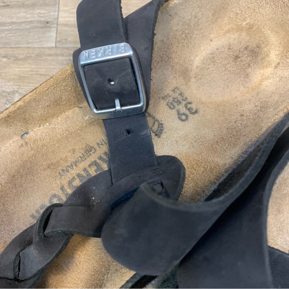 Birkenstock Gizeh Braided Thong Leather Sandals - Picture 8 of 11